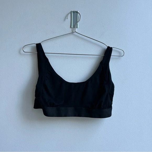 Lunya Well Rounded 100% Modal Black Bralette Sleep Bra Intimates Loungewear - Picture 2 of 5